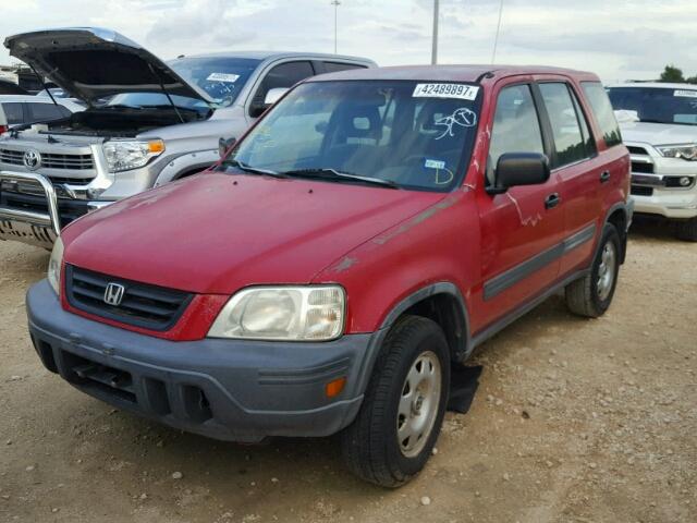 JHLRD2844XC013893 - 1999 HONDA CR-V LX RED photo 2