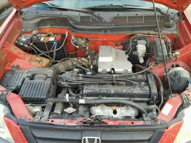 JHLRD2844XC013893 - 1999 HONDA CR-V LX RED photo 7