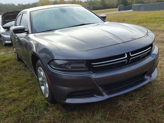 2C3CDXBG7GH103317 - 2016 DODGE CHARGER SE CHARCOAL photo 1