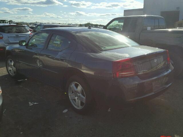 2B3KK53H27H668472 - 2007 DODGE CHARGER CHARCOAL photo 3