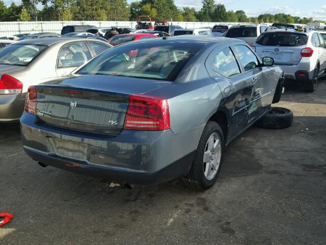 2B3KK53H27H668472 - 2007 DODGE CHARGER CHARCOAL photo 4