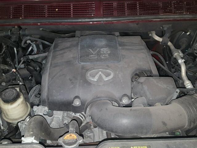 5N3ZA0NF0AN906559 - 2010 INFINITI QX56 RED photo 7