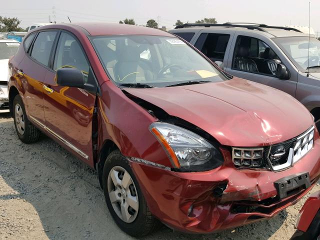 JN8AS5MTXEW102253 - 2014 NISSAN ROGUE SELE RED photo 1