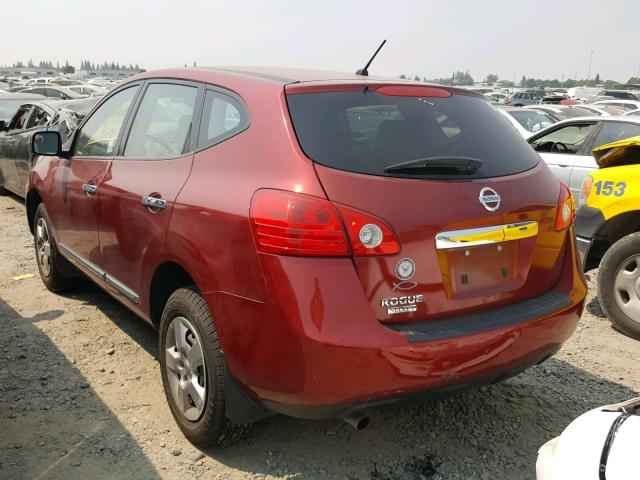 JN8AS5MTXEW102253 - 2014 NISSAN ROGUE SELE RED photo 3