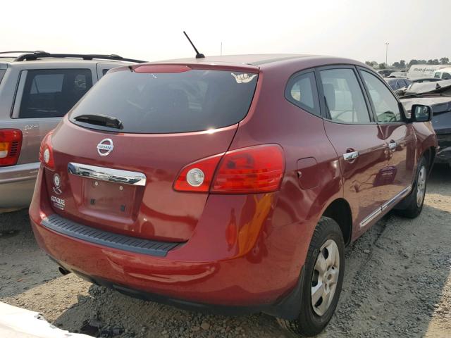JN8AS5MTXEW102253 - 2014 NISSAN ROGUE SELE RED photo 4