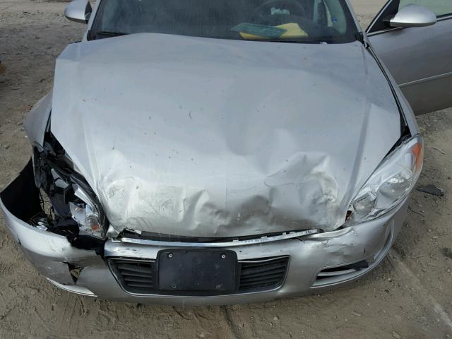 2G1WT58K681212219 - 2008 CHEVROLET IMPALA LT SILVER photo 7