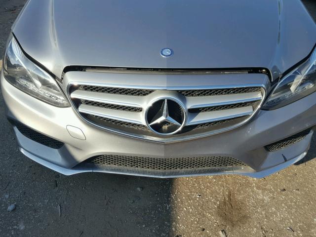 WDDHF5KB5EA970768 - 2014 MERCEDES-BENZ E GRAY photo 9