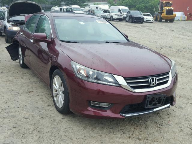 1HGCR2F86DA054948 - 2013 HONDA ACCORD EXL RED photo 1