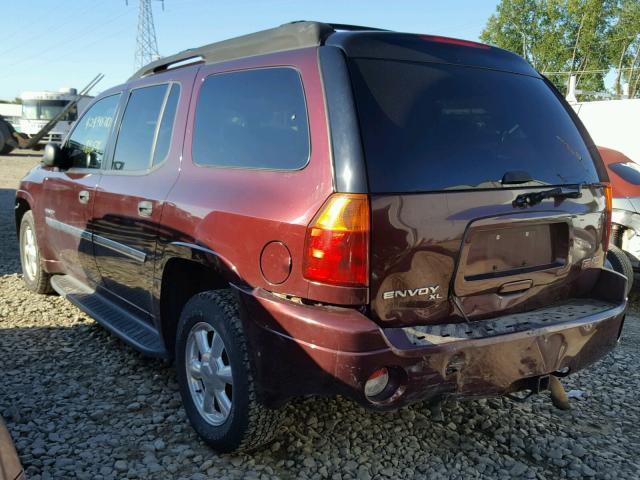 1GKET16S966121146 - 2006 GMC ENVOY XL BURGUNDY photo 3