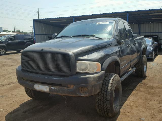 1D7KU28D34J273312 - 2004 DODGE RAM 2500 S შავი ფოტო 2