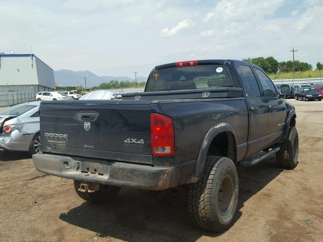 1D7KU28D34J273312 - 2004 DODGE RAM 2500 S შავი ფოტო 4