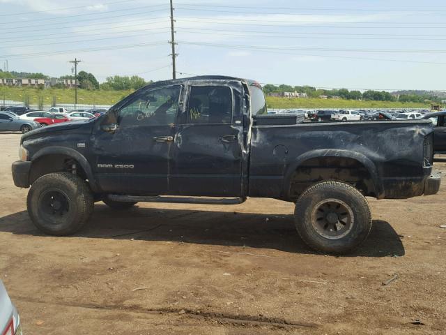 1D7KU28D34J273312 - 2004 DODGE RAM 2500 S შავი ფოტო 9