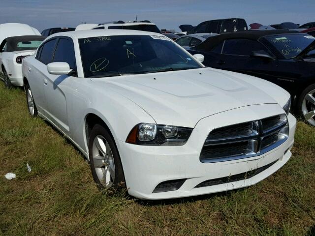 2C3CDXBG6EH191841 - 2014 DODGE CHARGER SE SILVER photo 1