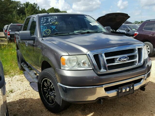 1FTPW14V07KC86312 - 2007 FORD F150 SUPER GRAY photo 1