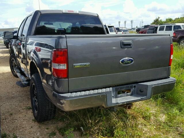 1FTPW14V07KC86312 - 2007 FORD F150 SUPER GRAY photo 3