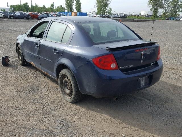 1G2AS55H497122461 - 2009 PONTIAC G5 SE BLUE photo 3