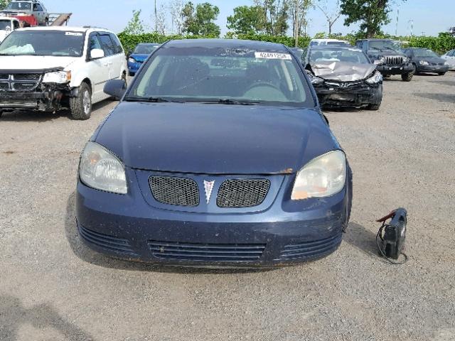 1G2AS55H497122461 - 2009 PONTIAC G5 SE BLUE photo 9