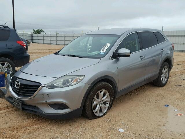 JM3TB2CA0E0431220 - 2014 MAZDA CX-9 TOURI SILVER photo 2