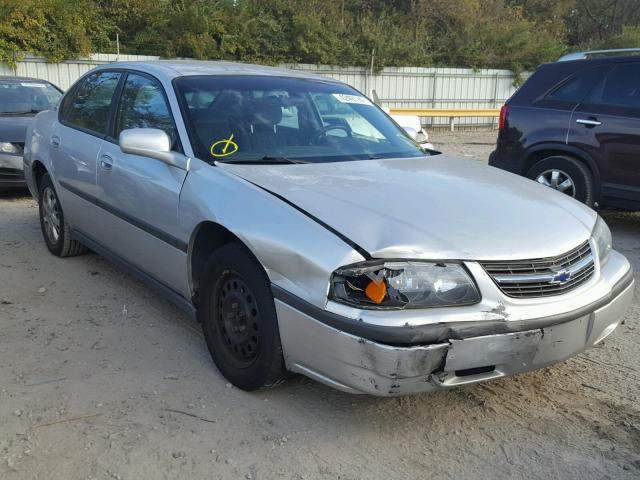 2G1WF55E319279020 - 2001 CHEVROLET IMPALA SILVER photo 1