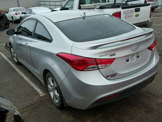 KMHDH6AE9DU018420 - 2013 HYUNDAI ELANTRA CO SILVER photo 3