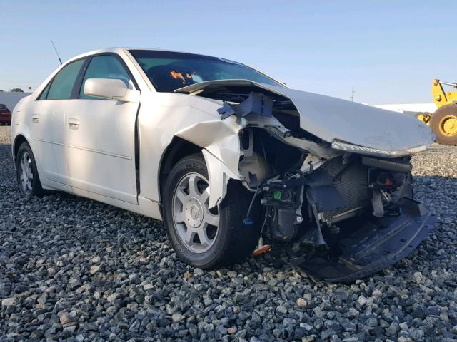 1G6DM577340109356 - 2004 CADILLAC CTS WHITE photo 1