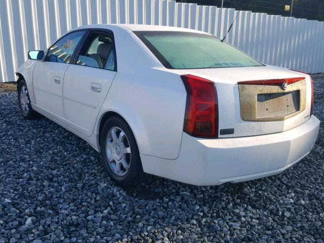 1G6DM577340109356 - 2004 CADILLAC CTS WHITE photo 3