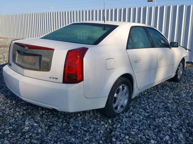 1G6DM577340109356 - 2004 CADILLAC CTS WHITE photo 4