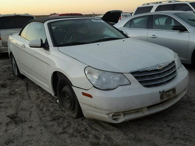 1C3LC55R08N573475 - 2008 CHRYSLER SEBRING WHITE photo 1