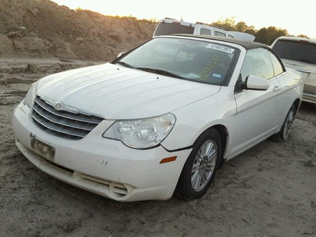 1C3LC55R08N573475 - 2008 CHRYSLER SEBRING WHITE photo 2