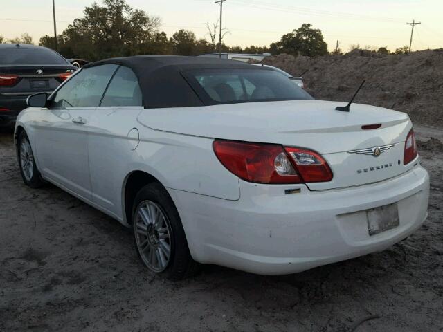 1C3LC55R08N573475 - 2008 CHRYSLER SEBRING WHITE photo 3