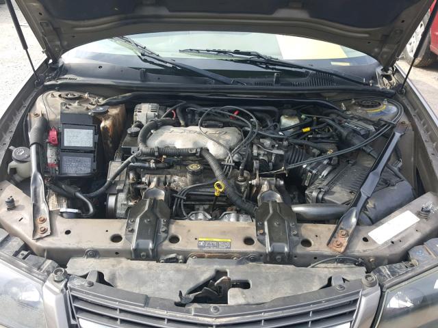 2G1WF55E129207914 - 2002 CHEVROLET IMPALA BROWN photo 7