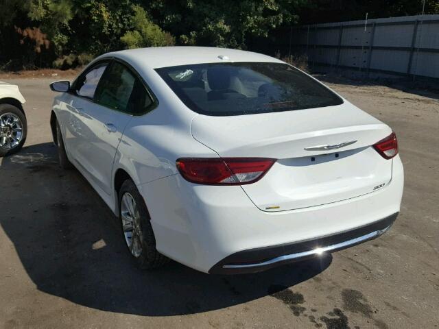 1C3CCCAB3FN660930 - 2015 CHRYSLER 200 LIMITE WHITE photo 3