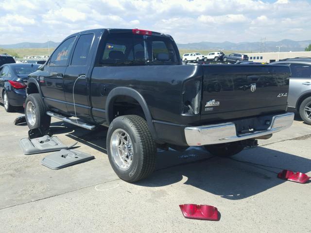 3D7KS28A18G173406 - 2008 DODGE RAM 2500 S BLACK photo 3