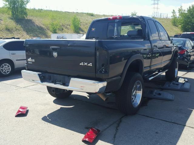 3D7KS28A18G173406 - 2008 DODGE RAM 2500 S BLACK photo 4