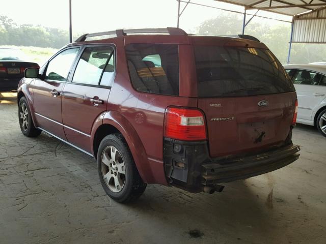 1FMDK03156GA07540 - 2006 FORD FREESTYLE RED photo 3