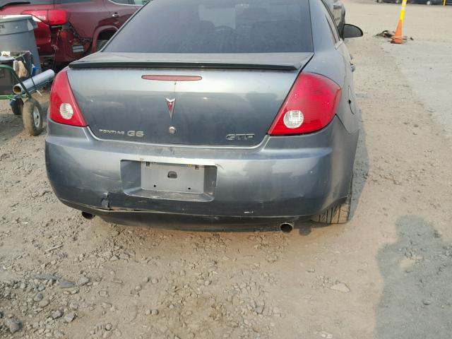 1G2ZM551264130636 - 2006 PONTIAC G6 GTP BLUE photo 9