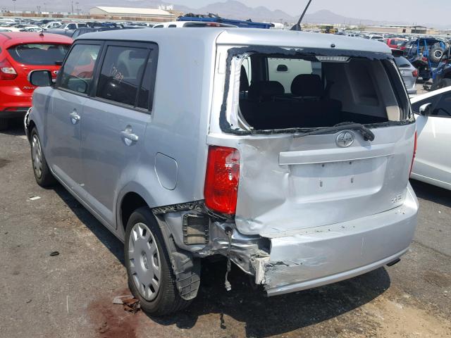 JTLKE50E181022327 - 2008 TOYOTA SCION XB Silber Foto 3