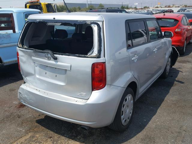 JTLKE50E181022327 - 2008 TOYOTA SCION XB Silber Foto 4