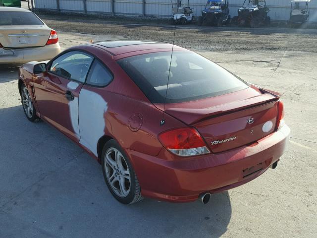 KMHHM65D75U169367 - 2005 HYUNDAI TIBURON TWO TONE photo 3