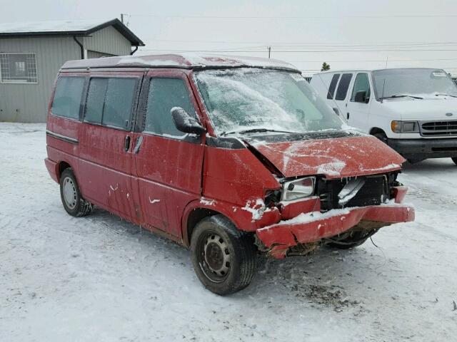 WV2PC0709NH019216 - 1992 VOLKSWAGEN EUROVAN CV RED photo 1