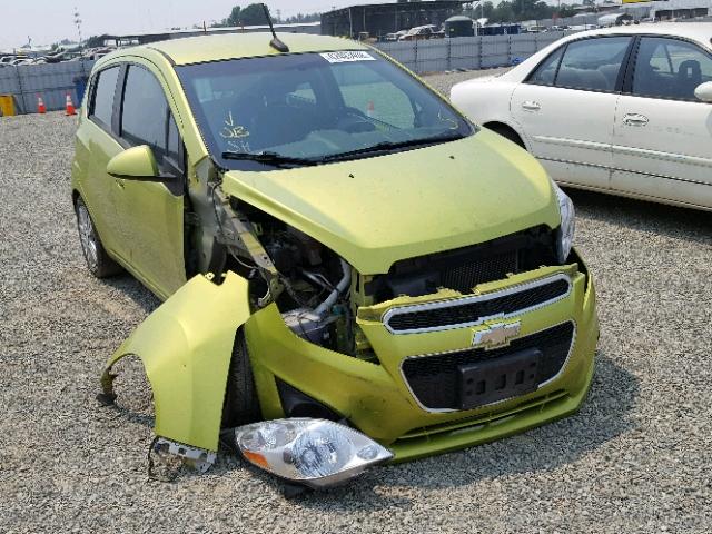 KL8CA6S95DC544838 - 2013 CHEVROLET SPARK LS GREEN photo 1