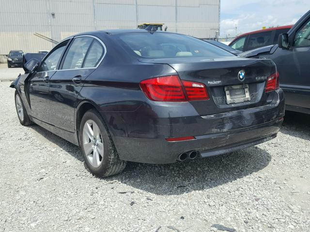 WBAXH5C5XCDW11367 - 2012 BMW 528 XI BLACK photo 3