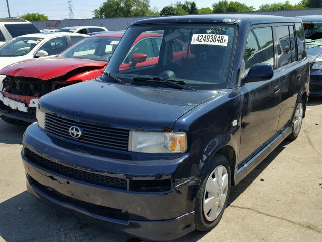 JTLKT324264067853 - 2006 TOYOTA SCION XB Blau Foto 2