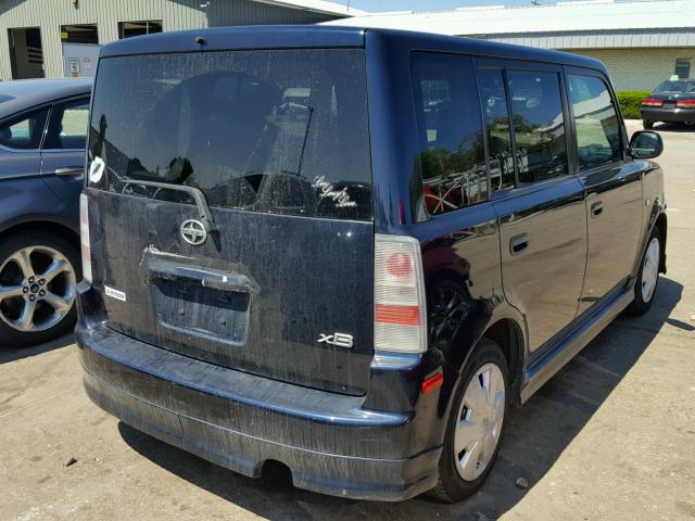 JTLKT324264067853 - 2006 TOYOTA SCION XB Blau Foto 4