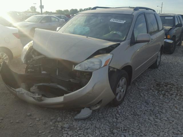 5TDZA22C34S013626 - 2004 TOYOTA SIENNA TAN photo 2