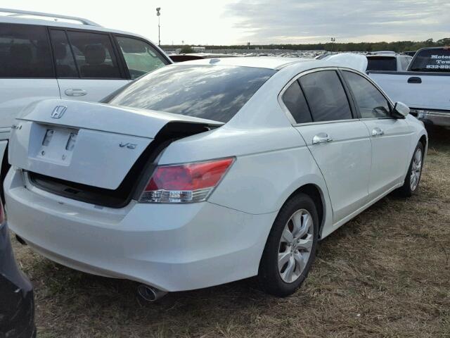 1HGCP36888A028692 - 2008 HONDA ACCORD YELLOW photo 4