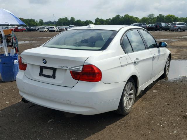 WBAVB17596NK38820 - 2006 BMW 325 I AUTO WHITE photo 4