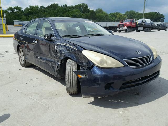 JTHBA30G455057573 - 2005 LEXUS ES 330 BLUE photo 1