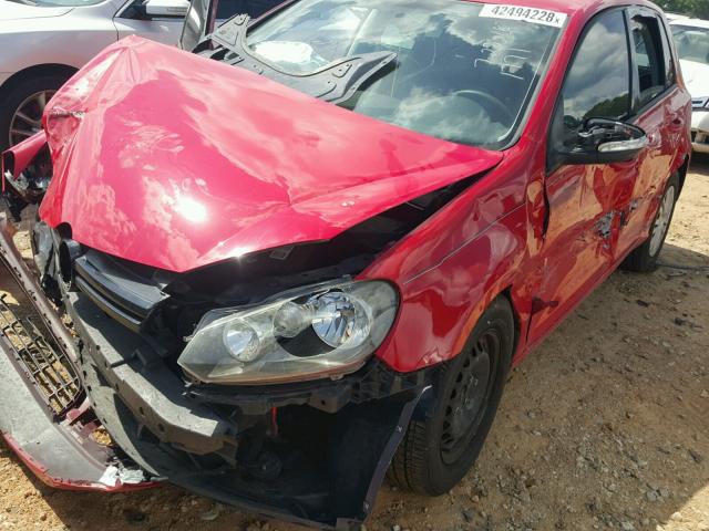WVWDA7AJ1BW251771 - 2011 VOLKSWAGEN GOLF RED photo 7