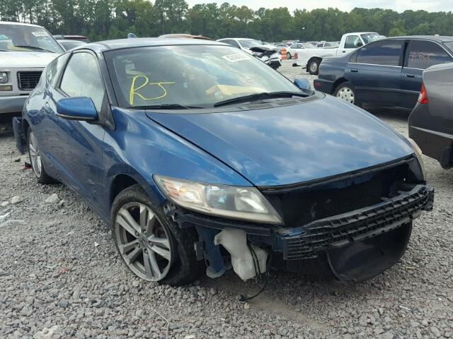 JHMZF1D67BS014641 - 2011 HONDA CR-Z EX BLUE photo 1